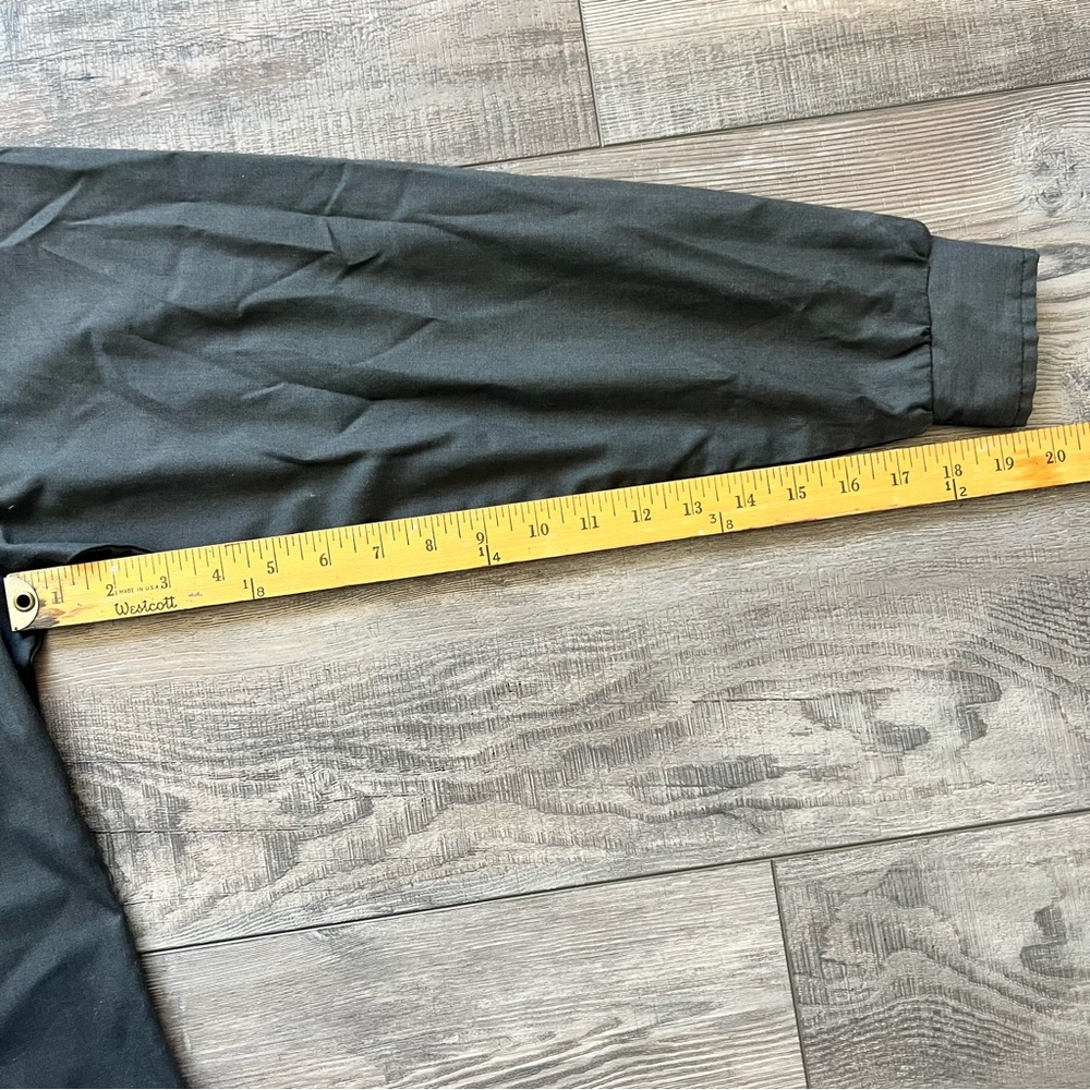 Roper Button Down Gray Medium Fringe - image 7